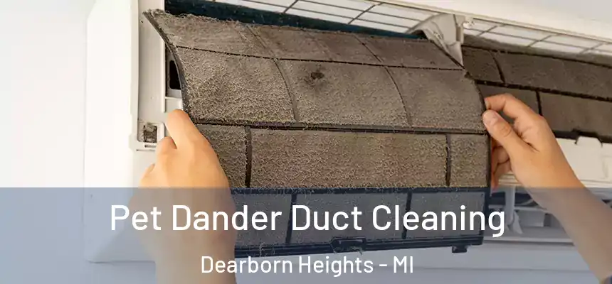 Pet Dander Duct Cleaning Dearborn Heights - MI